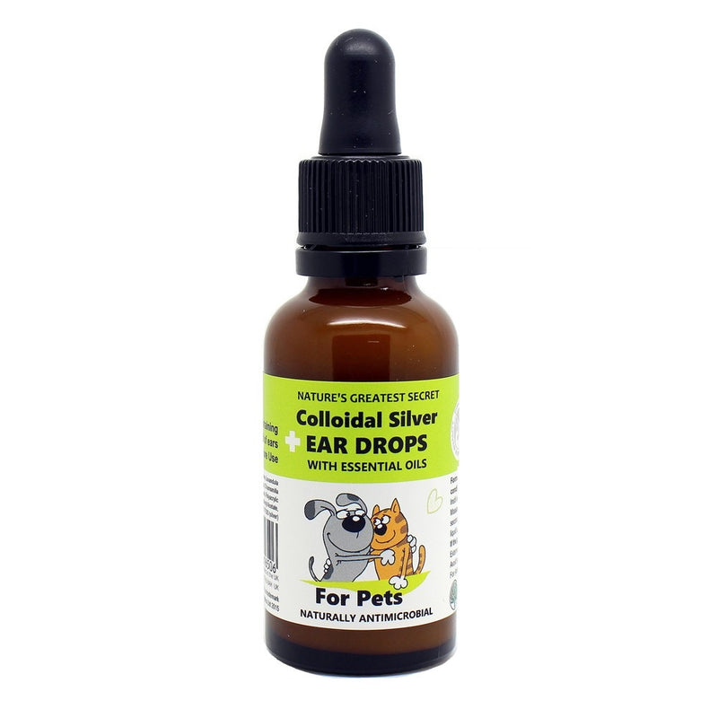 Nature’s Greatest Secrets Colloidal Silver Ear Drops for Pets